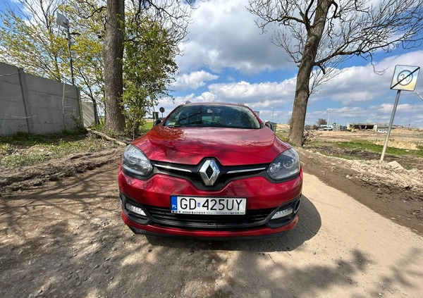 Renault Megane cena 29900 przebieg: 211000, rok produkcji 2015 z Gdańsk małe 79